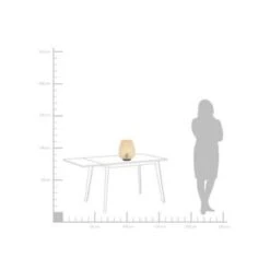 Beliani Tafellamp BOMU - Lichte Houtkleur Bamboehout -Leen Bakker 002c84db06af47178cbc3bbd69b2e7dc