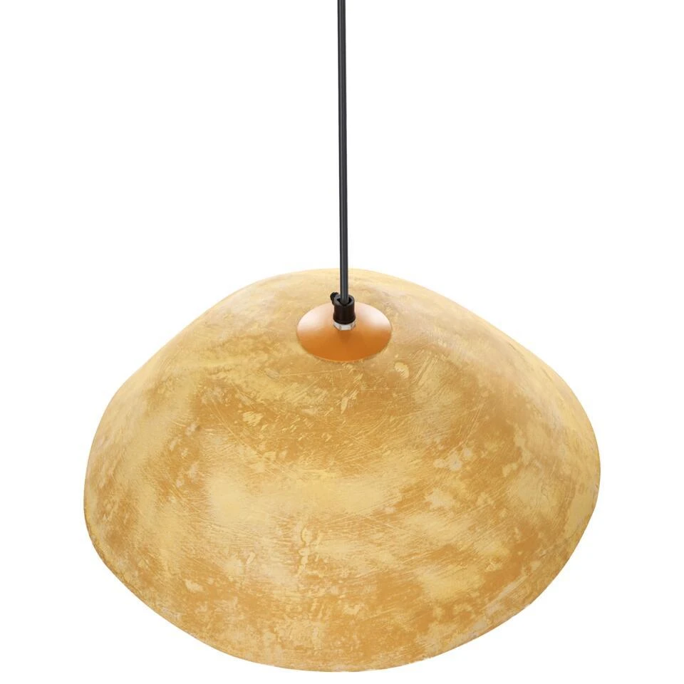 WAYAMBO - Hanglamp - Geel - Papier-maché 5 WAYAMBO - Hanglamp - Geel - Papier-maché - Afbeelding 5