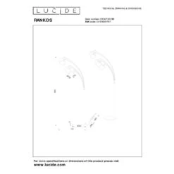 Lucide RANKOS Vloerlamp - Zwart -Leen Bakker 01467a72e104411d9bcfc37be37eb0b2