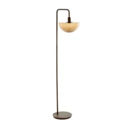 Vloerlamp Baylie - Bruin - 43x30x165cm -Leen Bakker 0586c162c1944ff2ac957d411f8ccb92