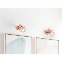 Beliani Muurlamp CHENAB - Koper Metaal -Leen Bakker 094324dbe6bf4e039816edfd06a4c023