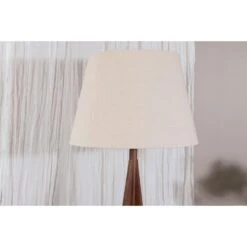 Svea - Nala Vloerlamp - 160 Cm - Linnen - Espresso -Leen Bakker 0d295e3ce3504f3c9af4ebf46026819e