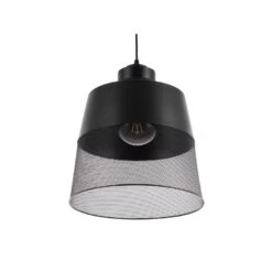 Beliani Hanglamp MUGA - Zwart Metaal -Leen Bakker 0e05c72cc42b4b75a9d115ef7d203240