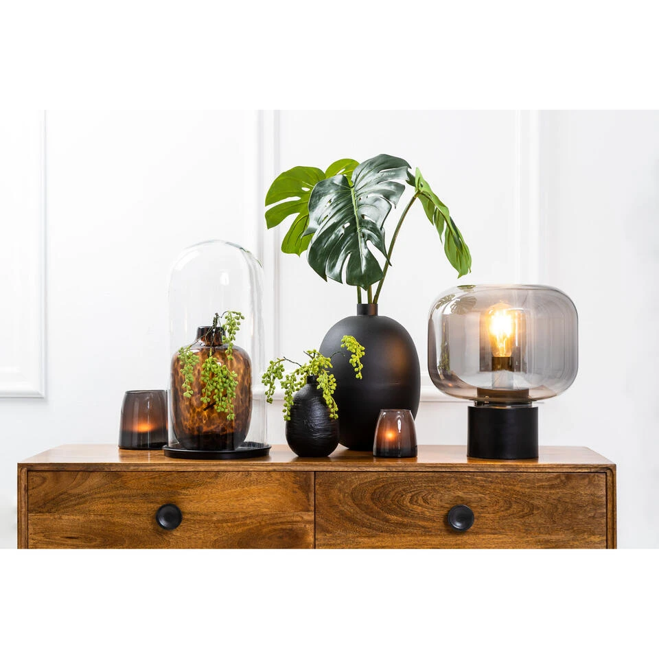 Tafellamp Arturan - Zwart - Ø29,5cm 2 Tafellamp Arturan - Zwart - Ø29,5cm - Afbeelding 2