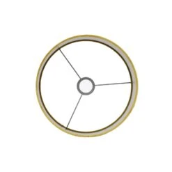 Lampenkap Cilinder Velours - Dusty Gold - Ø30x21cm -Leen Bakker 1000008711 0110