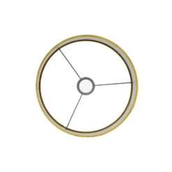 Lampenkap Cilinder Velours - Dusty Gold - Ø40x30cm -Leen Bakker 1000008717 0111