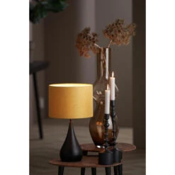 Cilinder Lampenkap Livigno - Oker - Ø30x21cm -Leen Bakker 1000008736 0102