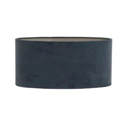 Lampenkap Ovaal Velours - Dusty Blue - 58x24x27cm
