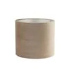 Cilinder Lampenkap Velours - Bruin - Ø35x30cm