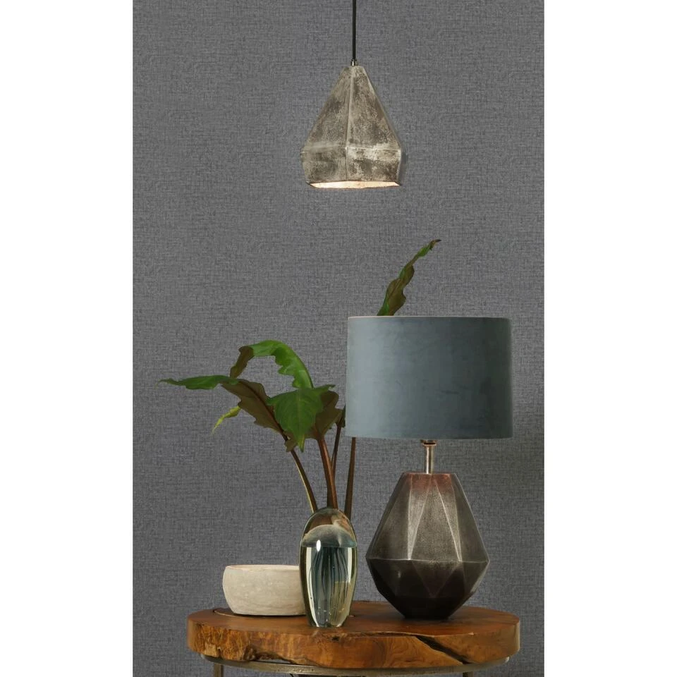 Cilinder Lampenkap Velours - Dusty Blue - Ø30x21cm 3 Cilinder Lampenkap Velours - Dusty Blue - Ø30x21cm - Afbeelding 3