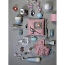 Cilinder Lampenkap Livigno - Roze - Ø30x21cm -Leen Bakker 1000008812 0110