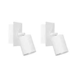 Beliani Muurlamp TIGRIS - Wit Metaal