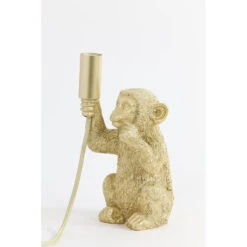 Tafellamp Monkey - Goud - 13x12,5x23,5cm -Leen Bakker 1000014035 0111