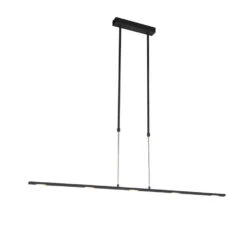 QAZQA Moderne Hanglamp LED Zwart - Bold