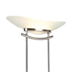 QAZQA Moderne Vloerlamp Staal Incl. LED En Dimmer - Lexus -Leen Bakker 1000015050 0102