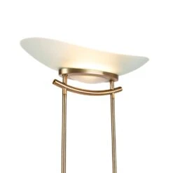 QAZQA Moderne Vloerlamp Brons Incl. LED En Dimmer - Lexus -Leen Bakker 1000015077 0102