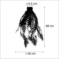 QAZQA Vintage Plafondlamp Large Goud - Botanica 6 QAZQA Vintage Plafondlamp Large Goud - Botanica -Leen Bakker 1000015122 0102