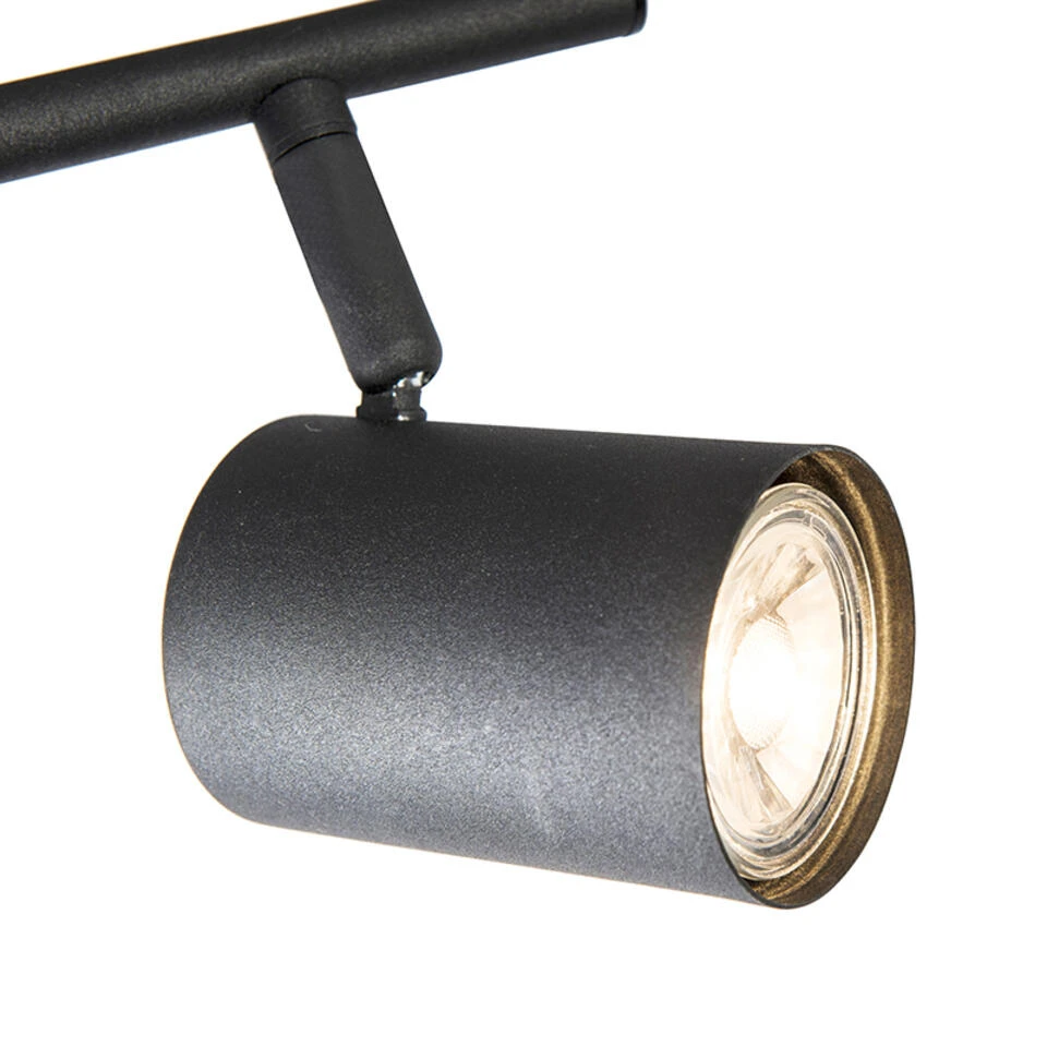 QAZQA Smart Spot Zwart Kantelbaar Incl. 2 WiFi GU10 - Jeana 2 2 QAZQA Smart Spot Zwart Kantelbaar Incl. 2 WiFi GU10 - Jeana 2 - Afbeelding 2