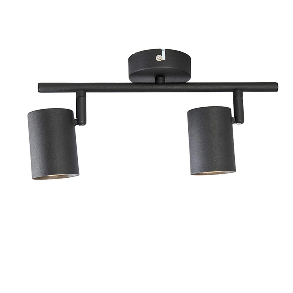 QAZQA Smart Spot Zwart Kantelbaar Incl. 2 WiFi GU10 - Jeana 2 4 QAZQA Smart Spot Zwart Kantelbaar Incl. 2 WiFi GU10 - Jeana 2 - Afbeelding 4