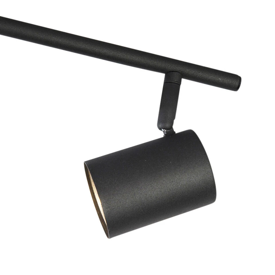 QAZQA Smart Spots Zwart Kantelbaar Incl. WiFi GU10 - Jeana 3 4 QAZQA Smart Spots Zwart Kantelbaar Incl. WiFi GU10 - Jeana 3 - Afbeelding 4