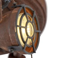 QAZQA Stoere Spot Roestbruin 3-lichts - Sorra -Leen Bakker 1000015286 0103