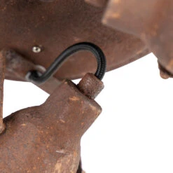 QAZQA Smart Plafondlamp Roestbruin Incl. 3 WiFi GU10 - Sorra -Leen Bakker 1000015307 0103