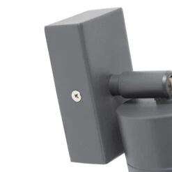 QAZQA Buitenwandlamp Antraciet IP44 Draai- En Kantelbaar - Solo -Leen Bakker 1000015362 0103