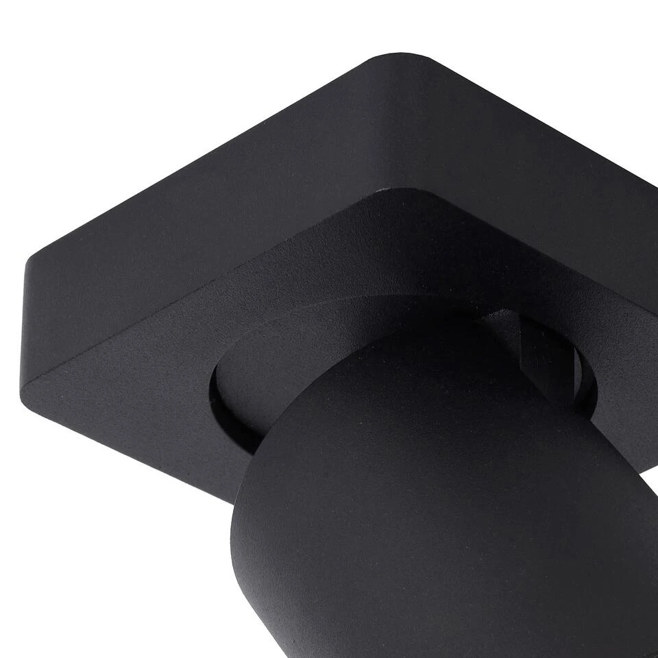 Artdelight Spot Megano - 4 Lichts - 20 X11.5 Cm - Zwart 2 Artdelight Spot Megano - 4 Lichts - 20 X11.5 Cm - Zwart - Afbeelding 2