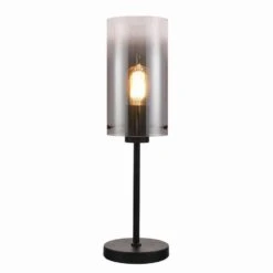 Freelight Tafellamp Ventotto - 1 Lichts - 16 X58 Cm - Zwart