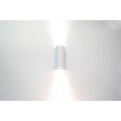 Artdelight Wandlamp Roulo - 2 Lichts - 6.5 X15.4 Cm - Wit -Leen Bakker 1000021315 0102