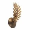 Ylumen Wandlamp Palm - 1 Lichts - 9.5 X32 Cm - Goud, Bruin