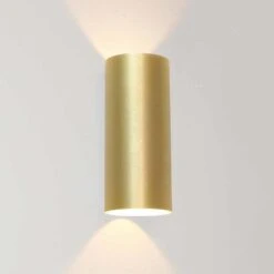 Artdelight Wandlamp Brody - 2 Lichts - 7.2 X18 Cm - Goud