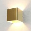 Artdelight Wandlamp Fulda - 1 Lichts - 10 X10 Cm - Goud