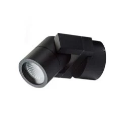 Artdelight Wandlamp Single - 1 Lichts - 7.2 X10 Cm - Zwart