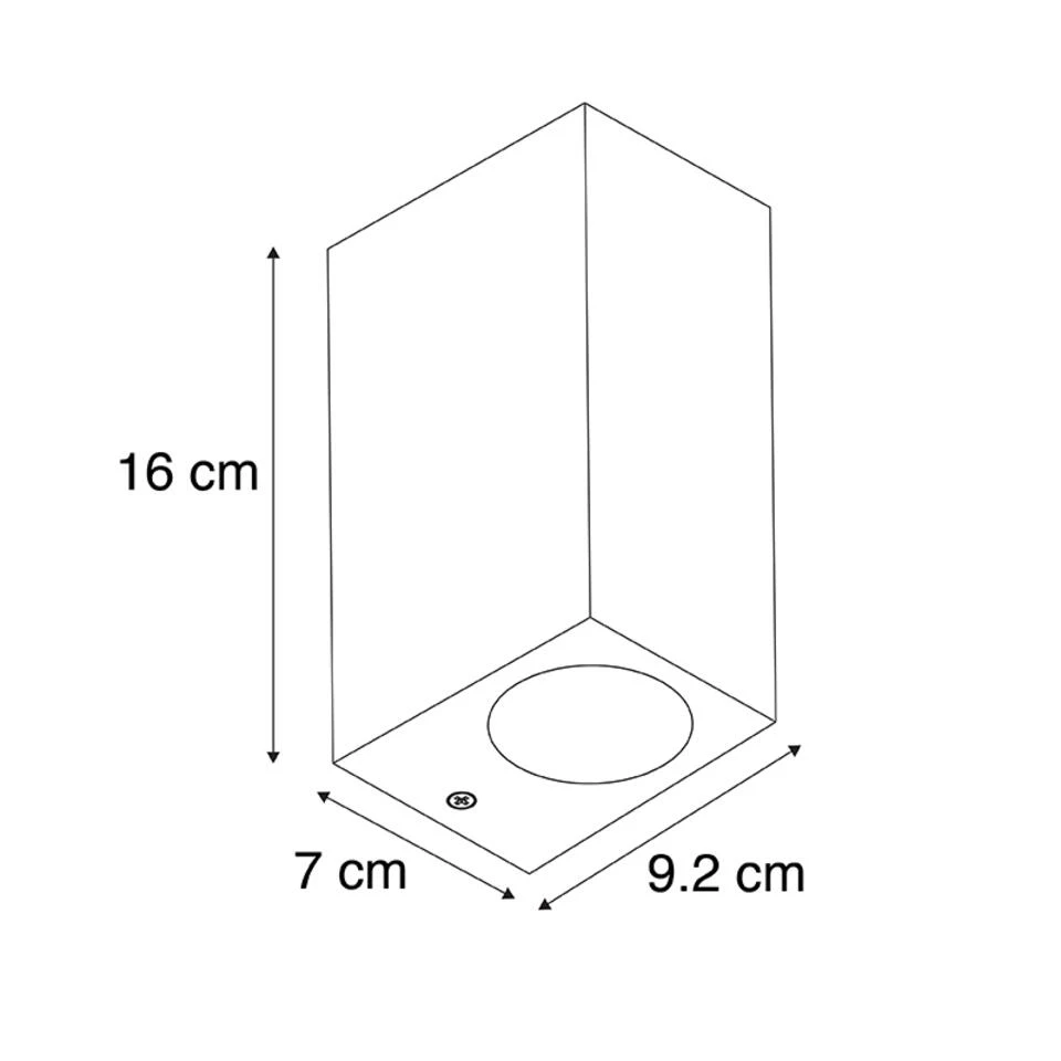 QAZQA Moderne Wandlamp Zwart Van Kunststof - Baleno II 3 QAZQA Moderne Wandlamp Zwart Van Kunststof - Baleno II - Afbeelding 3