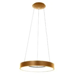 Steinhauer Hanglamp Ringlede - 1 Lichts - 48x160 Cm - Goud