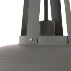 Mexlite Hanglamp - 1 Lichts - 42x200 Cm - Grijs -Leen Bakker 1000022879 0103