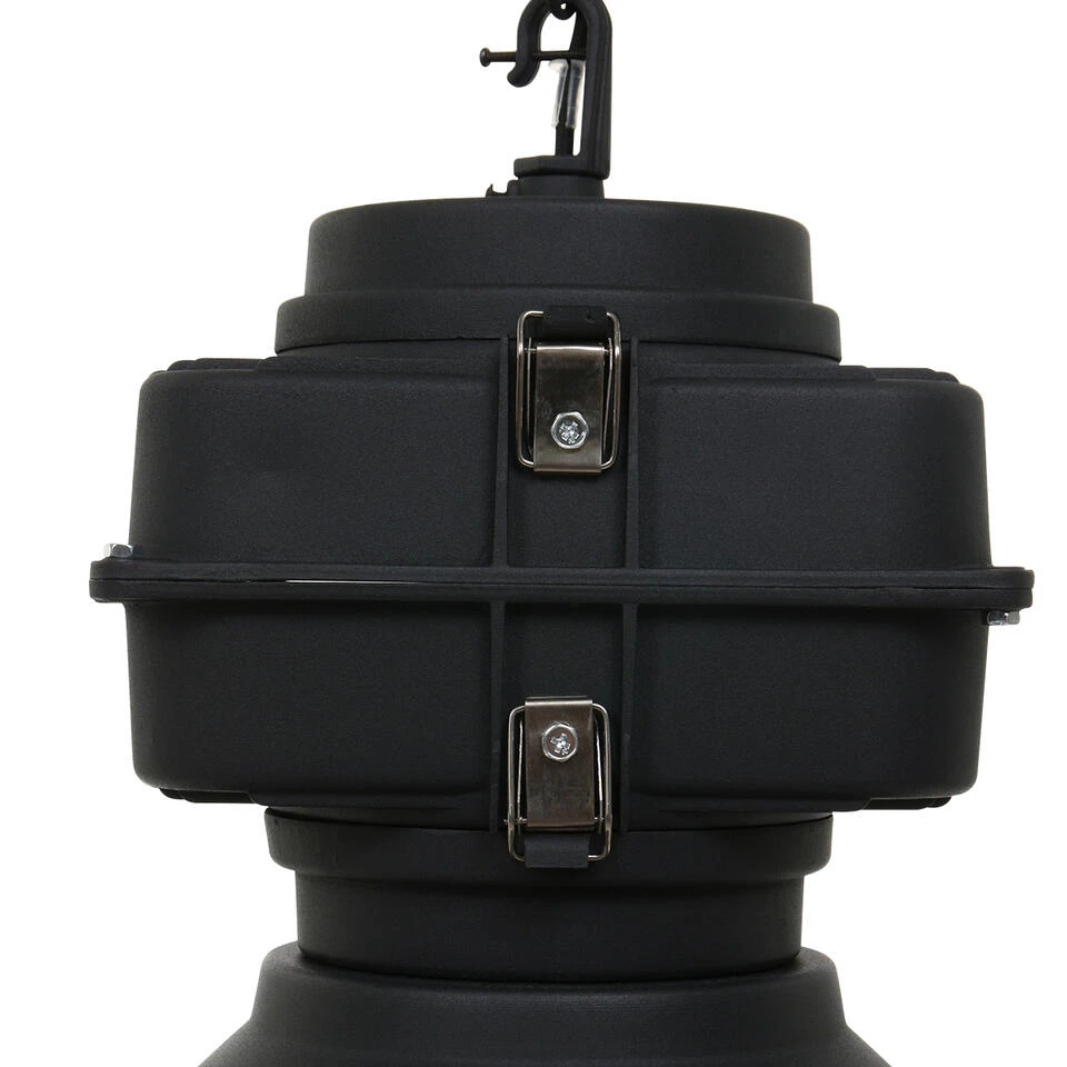 Mexlite Hanglamp - 1 Lichts - 47x160 Cm - Zwart 4 Mexlite Hanglamp - 1 Lichts - 47x160 Cm - Zwart - Afbeelding 4