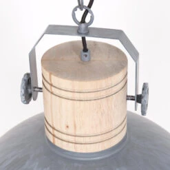 Mexlite Hanglamp - 1 Lichts - 50x170 Cm - Grijs -Leen Bakker 1000022891 0103