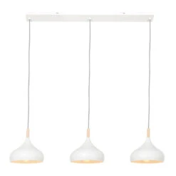 Mexlite Hanglamp - 3 Lichts - 106x 180 Cm - Wit -Leen Bakker 1000022904 0102