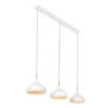 Mexlite Hanglamp - 3 Lichts - 106x 180 Cm - Wit