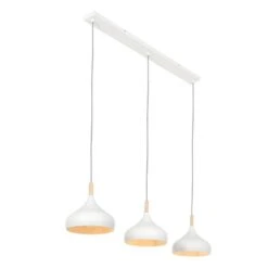 Mexlite Hanglamp - 3 Lichts - 106x 180 Cm - Wit