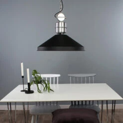 Anne Light & Home Hanglamp Zappa - 1 Lichts - 54x195 Cm - Zwart 7 Anne Light & Home Hanglamp Zappa - 1 Lichts - 54x195 Cm - Zwart -Leen Bakker 1000022957 0103