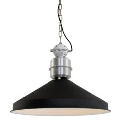 Anne Light & Home Hanglamp Zappa - 1 Lichts - 54x195 Cm - Zwart