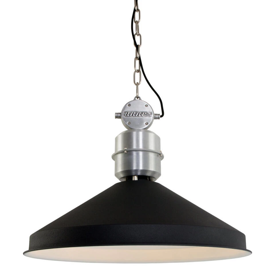 Anne Light & Home Hanglamp Zappa - 1 Lichts - 54x195 Cm - Zwart 1 Anne Light & Home Hanglamp Zappa - 1 Lichts - 54x195 Cm - Zwart