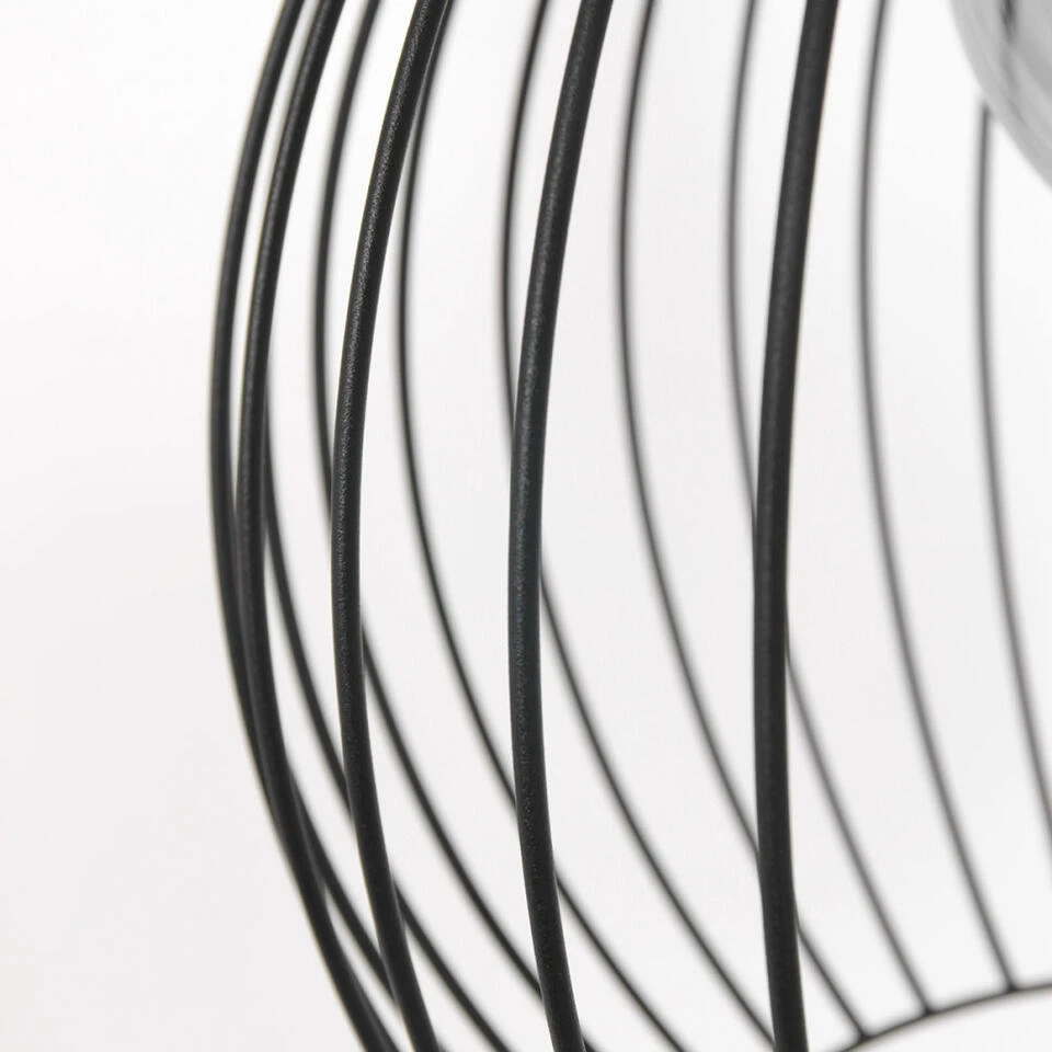 Mexlite Hanglamp - 1 Lichts - 34x160 Cm - Zwart 3 Mexlite Hanglamp - 1 Lichts - 34x160 Cm - Zwart - Afbeelding 3