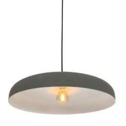 Steinhauer Hanglamp Krisip - 1 Lichts - 55x160 Cm - Grijs -Leen Bakker 1000022965 0103