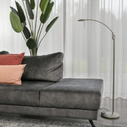 Steinhauer Vloerlamp Zenith - 1 Lichts - 22x144 Cm - Staal -Leen Bakker 1000023050 0102