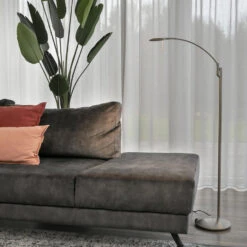 Steinhauer Vloerlamp Zenith - 1 Lichts - 22x144 Cm - Staal -Leen Bakker 1000023050 0103