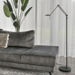 Steinhauer Vloerlamp 1 - 1 Lichts - 60x185 Cm - Zwart -Leen Bakker 1000023057 0103